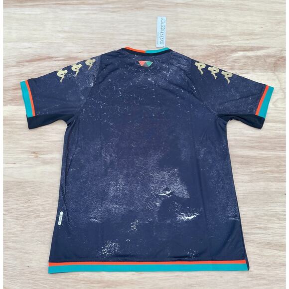 KAPPA VENEZIA FC Soccer Jersey Kombat Short Sleeve Crew Neck Men Blue‎ SIZE M - Picture 4 of 7
